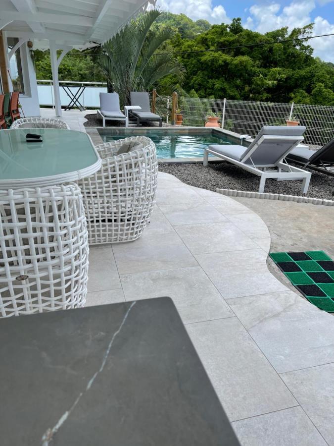 Les Appart Villa Sunbay Caraibes Avec Piscine Privative Vue Mer Et Montagne เลอ ฟร็องซัว ภายนอก รูปภาพ
