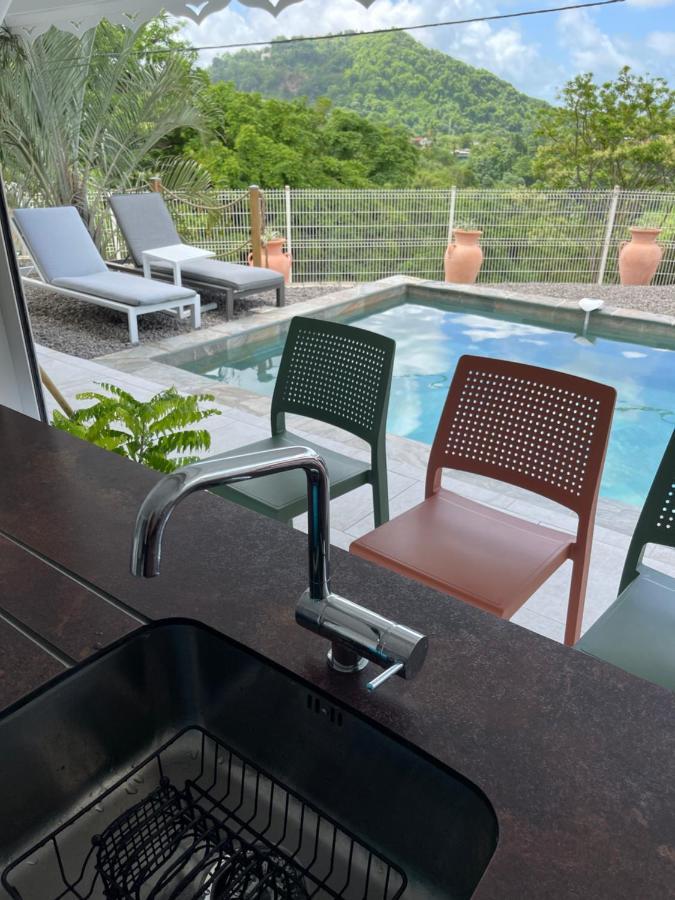 Les Appart Villa Sunbay Caraibes Avec Piscine Privative Vue Mer Et Montagne เลอ ฟร็องซัว ภายนอก รูปภาพ